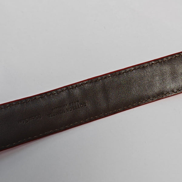 Leather Belt Red