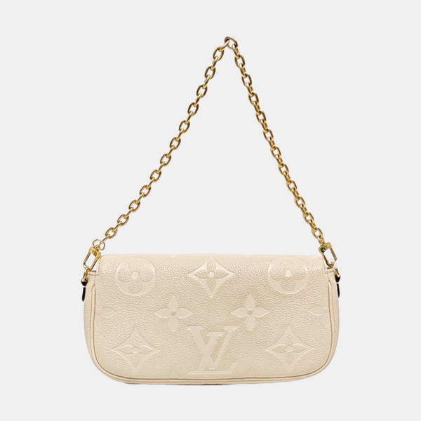 IVY Monogram Calfskin White