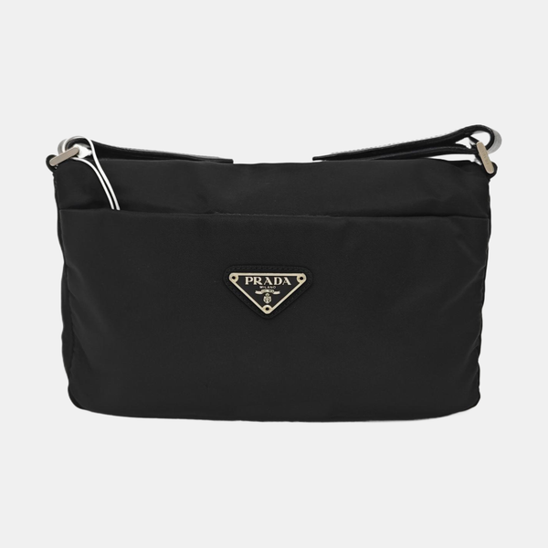Nylon Shoulder Bag Black