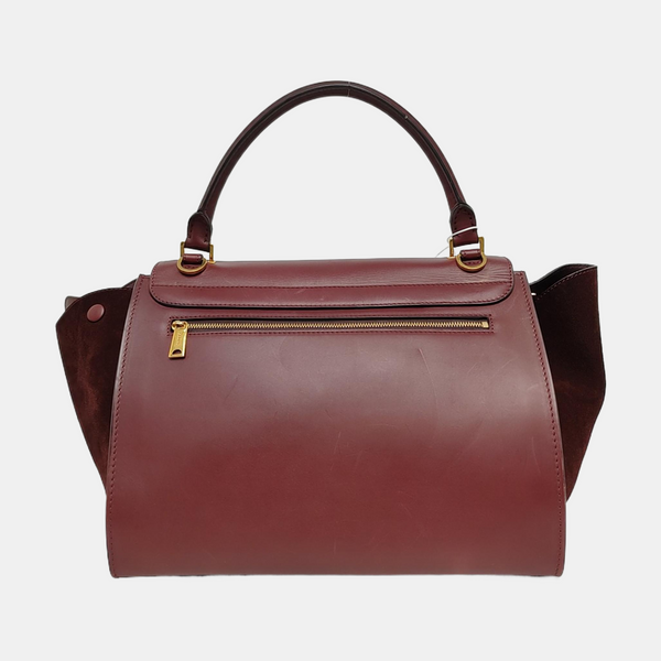 TRAPEZE Medium Calfskin Red