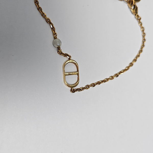 Petit CD Metal Gold Bracelet