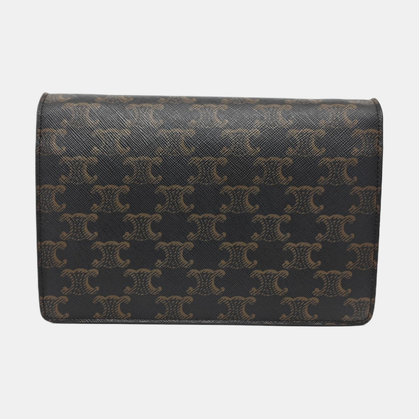 TRIOMPHE CANVAS Small Coated Canvas Brown
