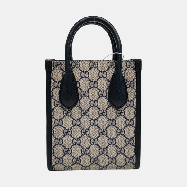Retro Mini Monogram Coated Canvas Beige