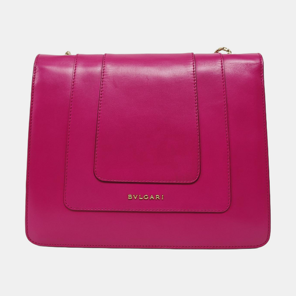 SERPENTI FOREVER Medium Quilted Calfskin Red