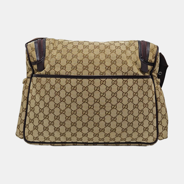 Monogram Canvas Shoulder Bag Black