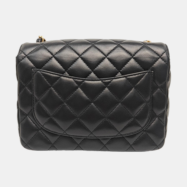 CLASSIC FLAP Mini Quilted Lambskin Black