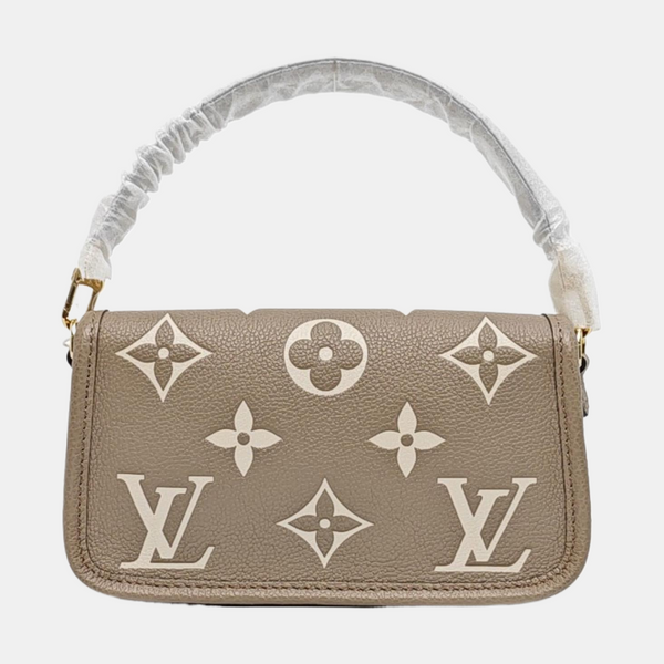DIANE Nano Monogram Calfskin Gray