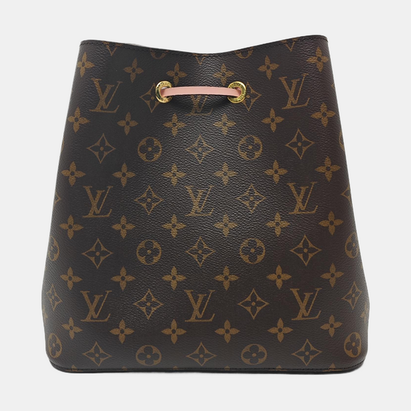 NÉONOÉ MM Monogram Coated Canvas Brown