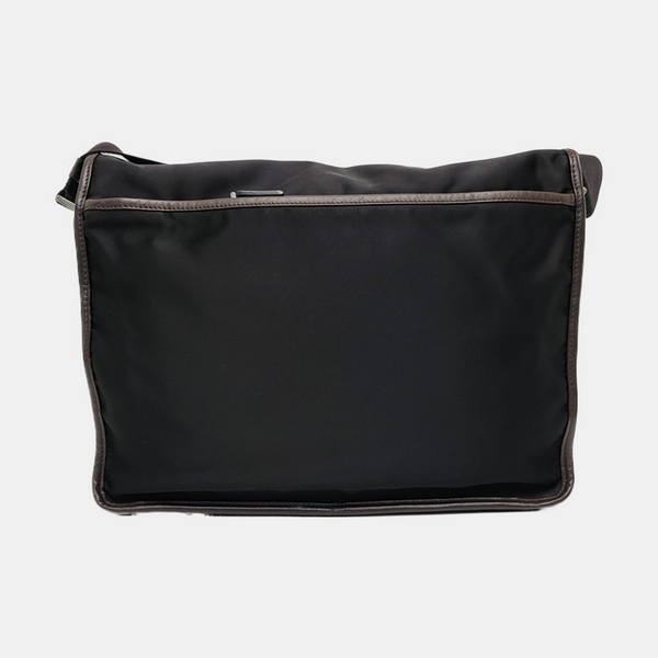 Nylon Shoulder Bag Black