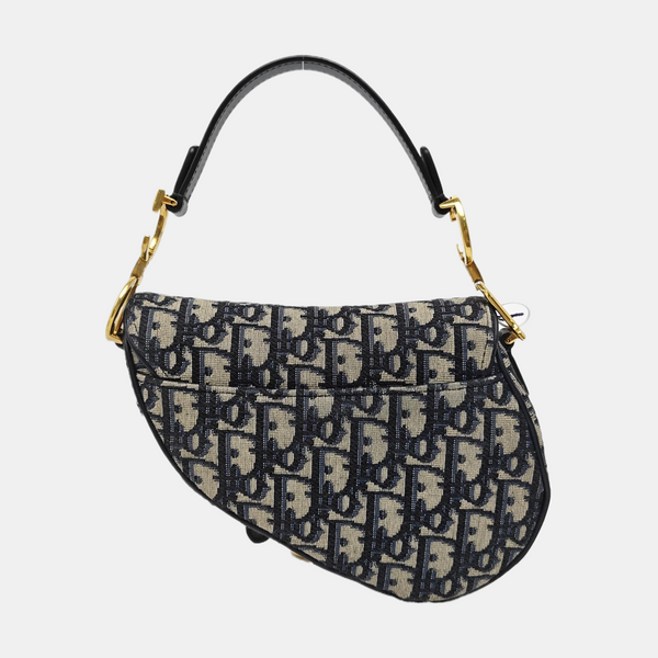 Saddle Mini Oblique Fabric Blue