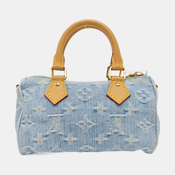 SPEEDY Mini Monogram Denim Blue