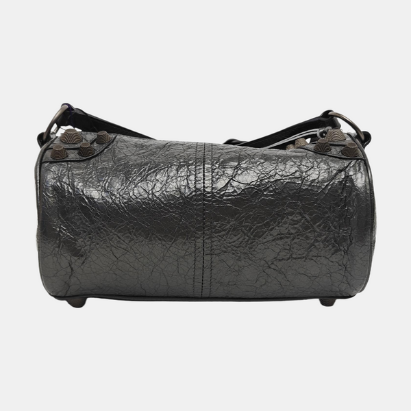 Le Cagole Small Lambskin Gray