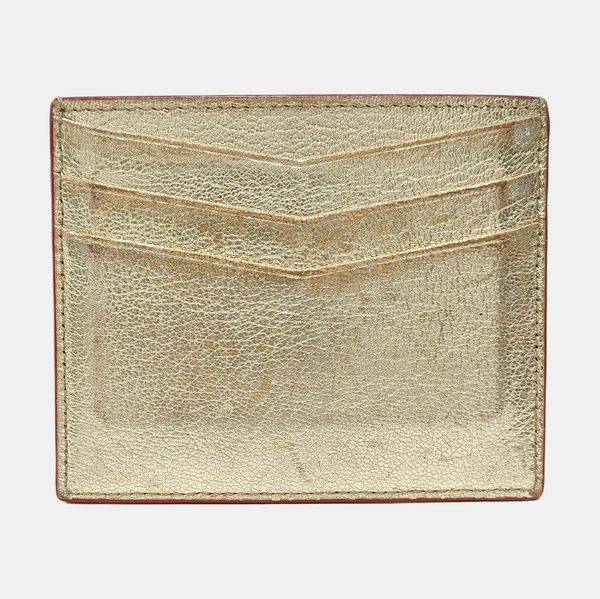 Love Lambskin Beige Card Holder