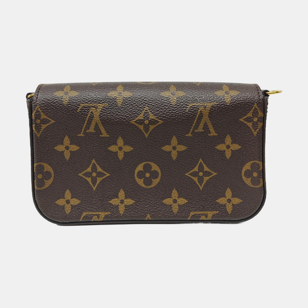 FÉLICIE Monogram Coated Canvas Brown