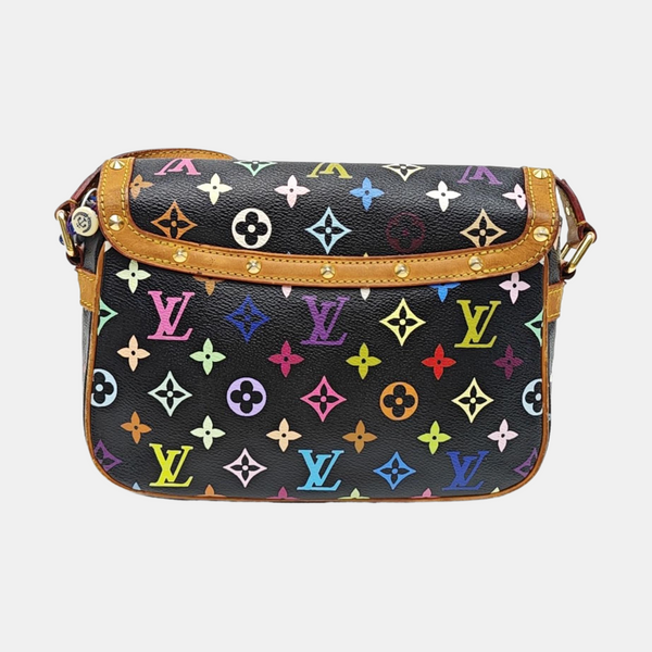 LV × TM SOLOGNE Monogram Coated Canvas Black