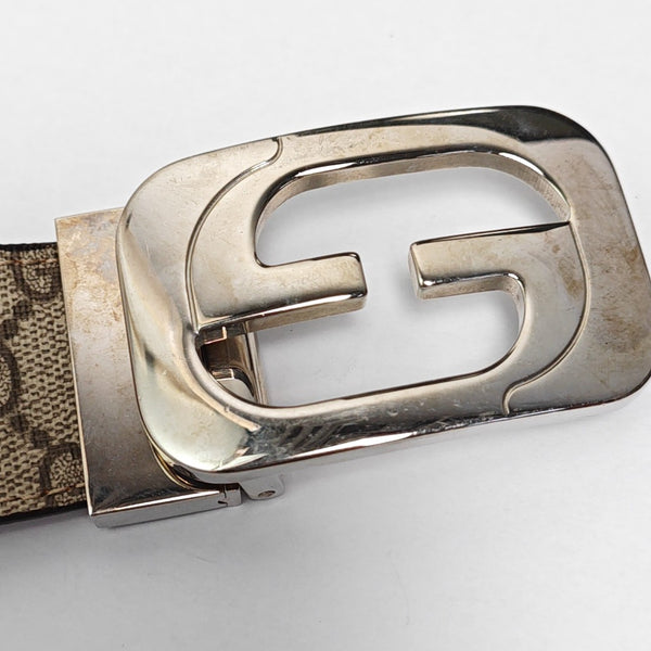 Leather Belt Beige