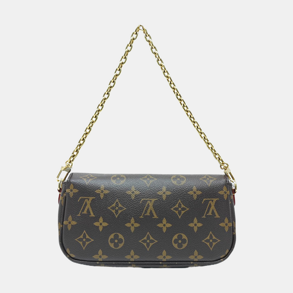 IVY Monogram Coated Canvas Brown