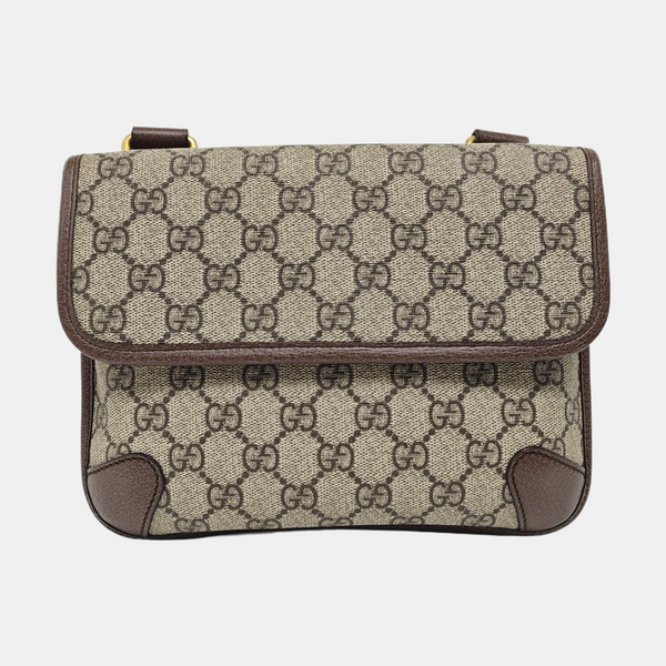 Neo Vintage Small Monogram Coated Canvas Beige