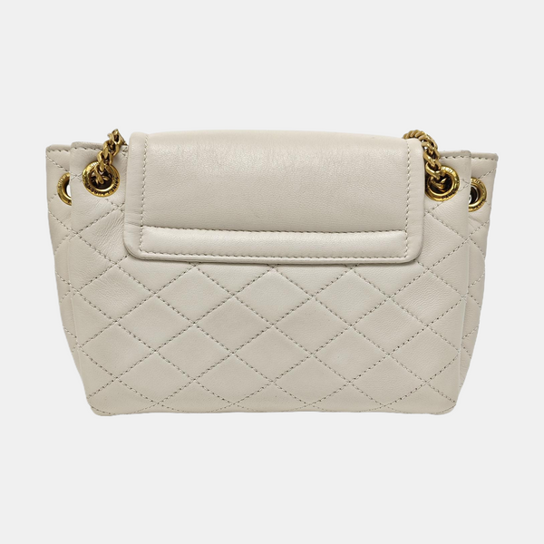 NOLITA Mini Quilted Lambskin White