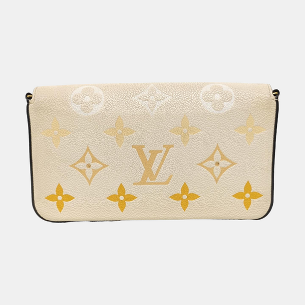 FÉLICIE Monogram Calfskin Yellow