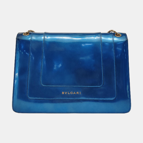 SERPENTI FOREVER Medium Calfskin Blue