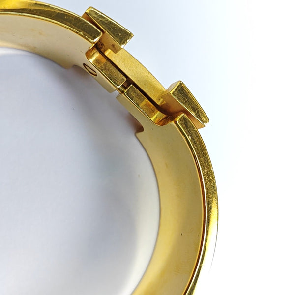 Clic H Metal Gold Bangle