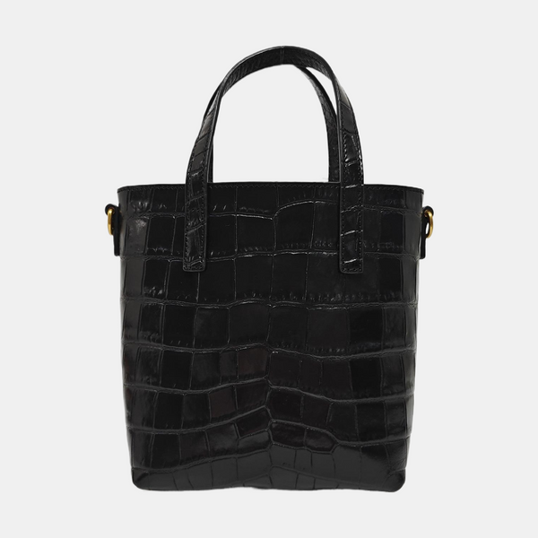 Calfskin Shoulder Bag Black