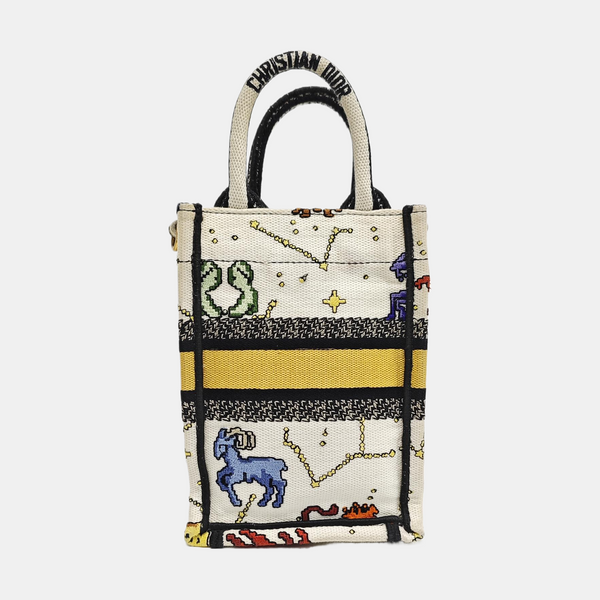 Book Tote Mini Canvas White