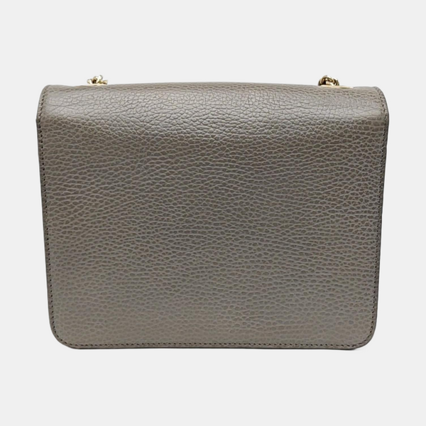 Interlocking G Small Calfskin Gray