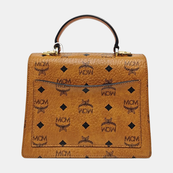 TRACY Small Monogram Coated Canvas Brown