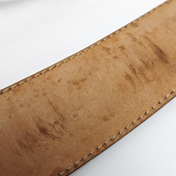 Leather Belt Gold