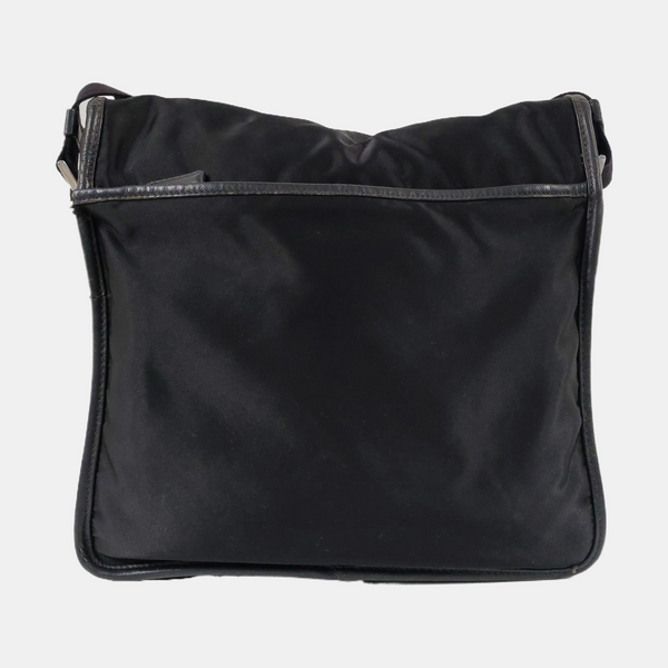 Nylon Shoulder Bag Black