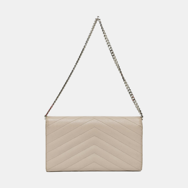 MONOGRAM Chevron Calfskin Pink