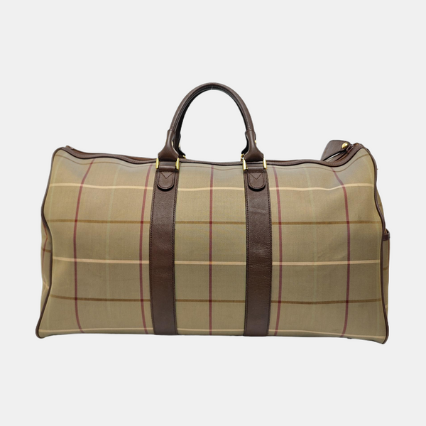 Canvas Top Handle Bag Green