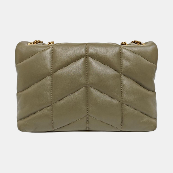 PUFFER TOY Mini Quilted Lambskin Green
