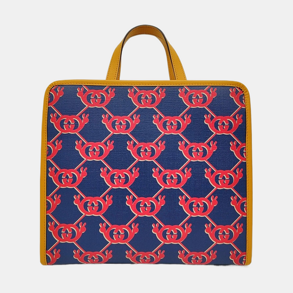 Monogram Coated Canvas Blue