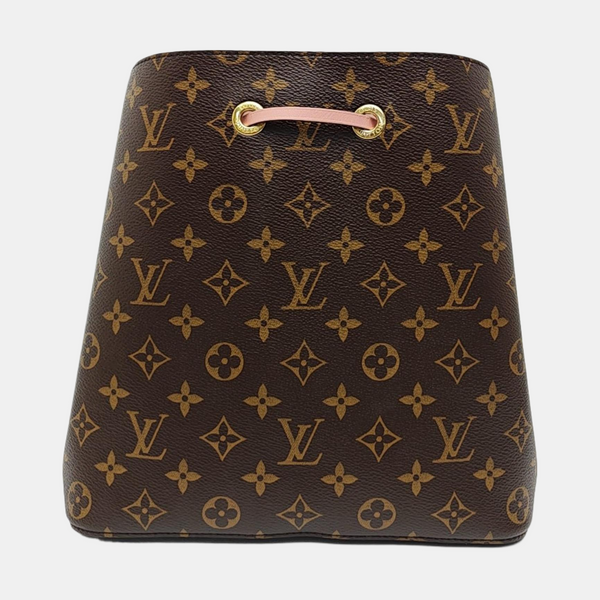 NÉONOÉ MM Monogram Coated Canvas Brown