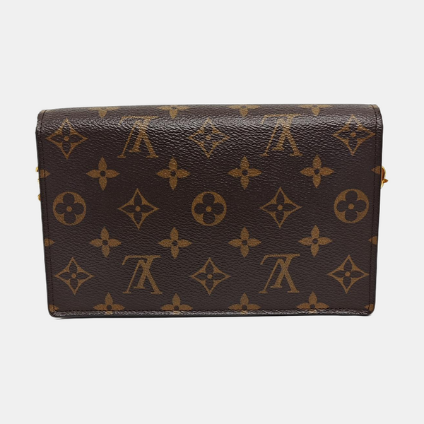 FLORE Monogram Coated Canvas Brown