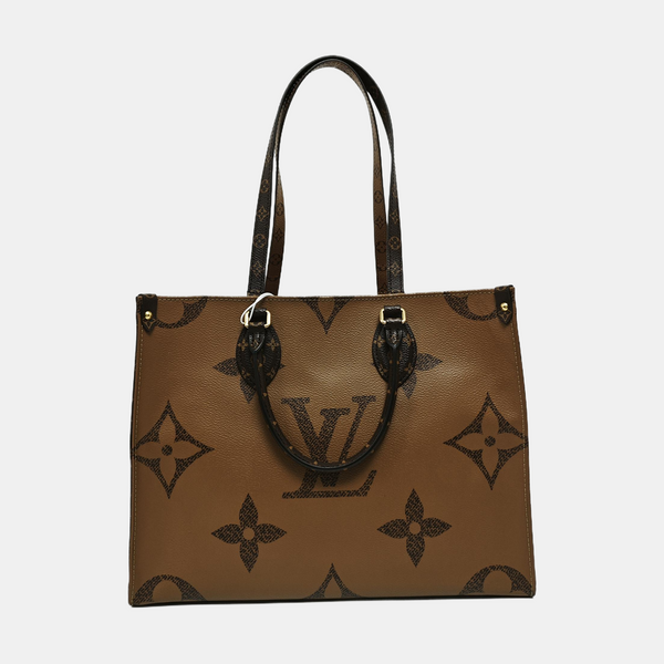 ONTHEGO MM Monogram Coated Canvas Brown