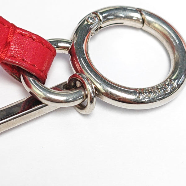 Fabric Bag Charm Red