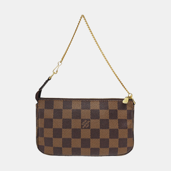 ACCESSOIRES Damier Ebene Coated Canvas Brown