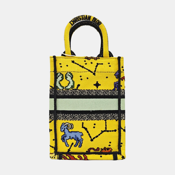 Book Tote Mini Canvas Yellow