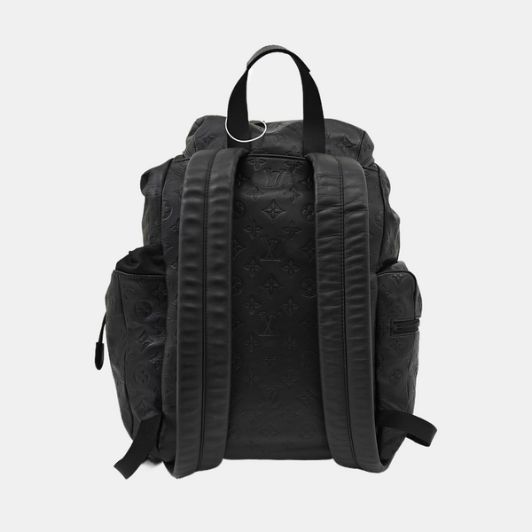 Monogram Calfskin Backpack Black