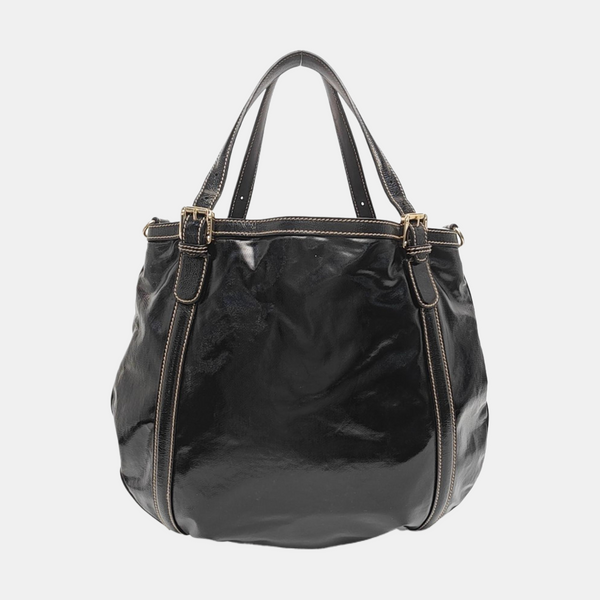 Britt Medium Calfskin Black