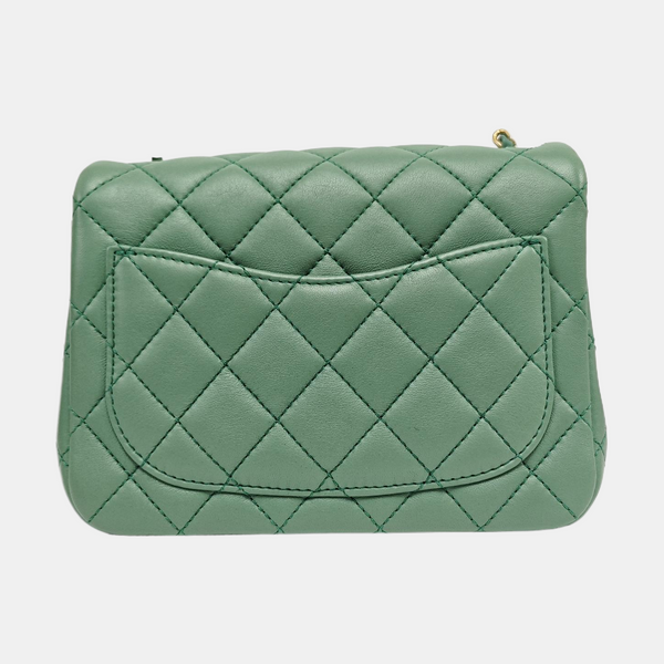 CLASSIC FLAP Quilted Lambskin Green