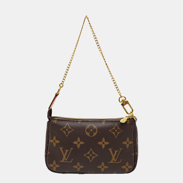 ACCESSOIRES Mini Monogram Coated Canvas Brown