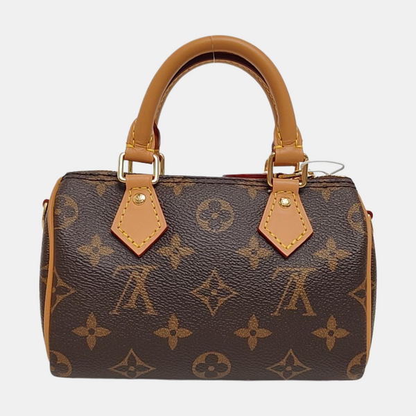 SPEEDY Nano Monogram lona revestida marrón
