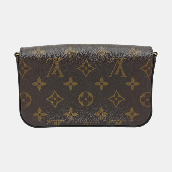 FÉLICIE Monogram Coated Canvas Brown