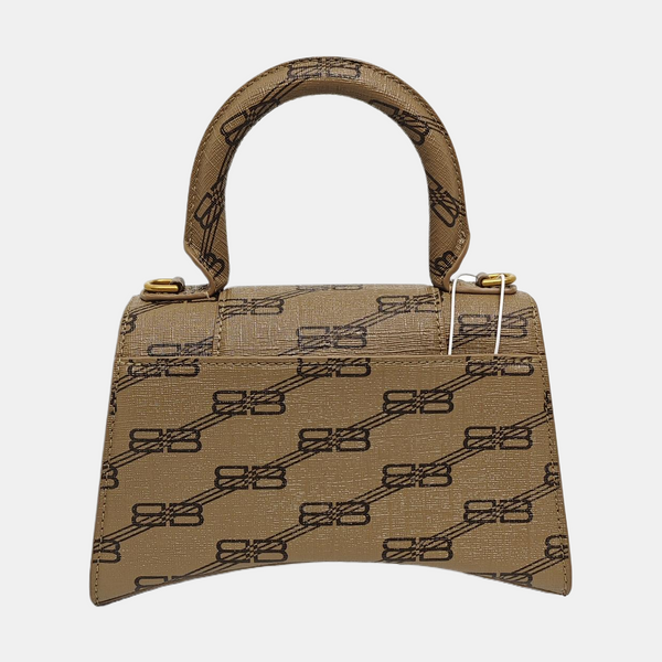 Hourglass XS Coated Canvas Brown