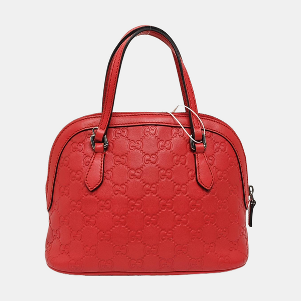 Dome Monogram Calfskin Red